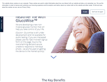 Tablet Screenshot of gluco-wise.com